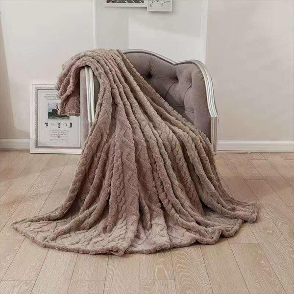 Geometric Fleece Blanket