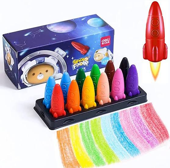 Spaceship Crayons