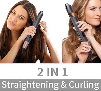 2 in 1 Straightener and Curler