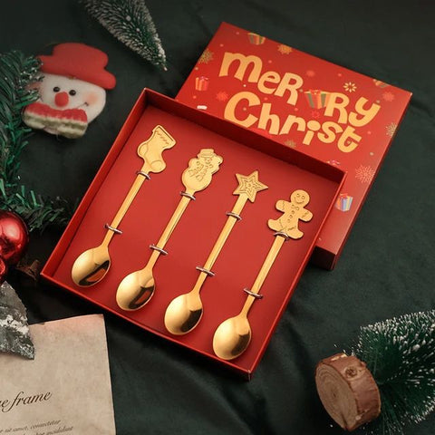 Christmas Spoon Set - 4 Piece