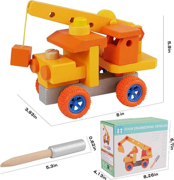 Wooden Construction Vehicle - Build Set