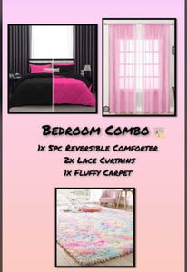 Reversible Comforter Bedroom Combo
