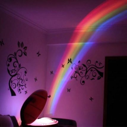 LED Rainbow Projection Light