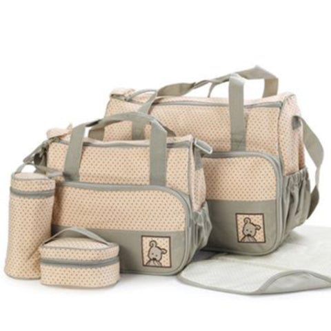 Multifunctional Baby Bag Set - 5 Piece