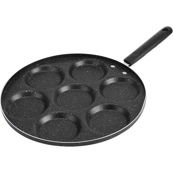 7 Hole Alluminium Crepe Pan