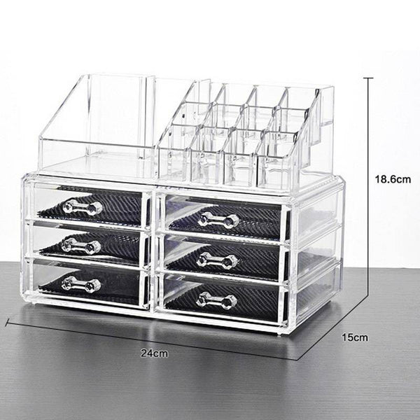 Cosmetic Organizer with Mirror