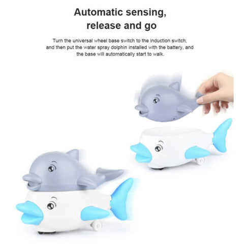 Dolphin Spray Water Bath Toy