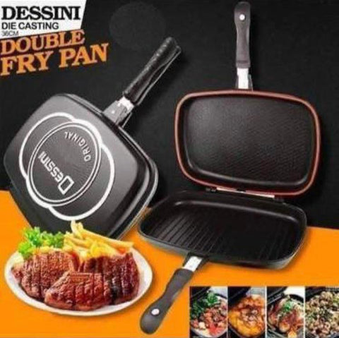 Dessini Die Cast Double Sided Grill pan