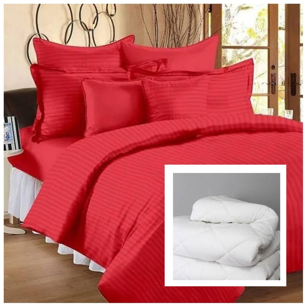 Quality Duvet Cover Set with Inner - 6 Piece