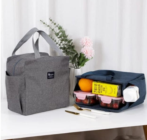 Lunch Bag with Side Pockets