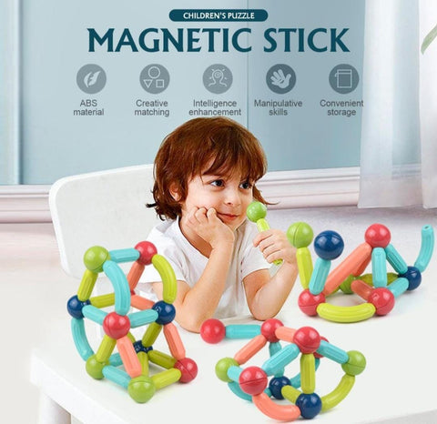 Stem Magnetic Sticks - 64 Piece
