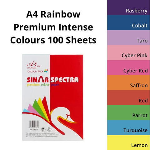 Sinar Spectra A4 Colour Paper - 100 Pages