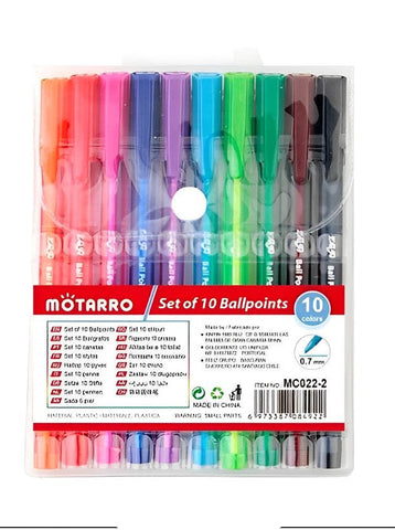 Motarro Ballpoint Colour Pens
