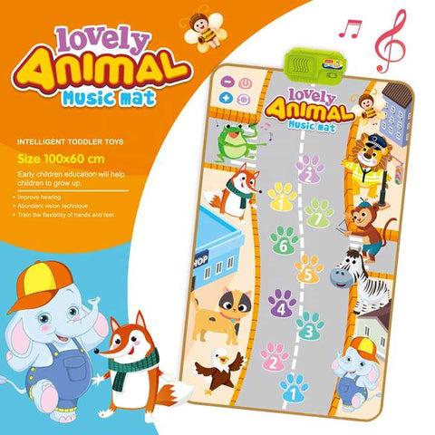 Baby Toddler Animal Music Mat