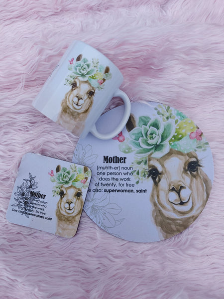 Coaster, Mousepad & Mug Giftset