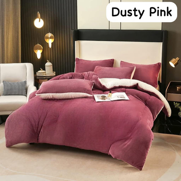 Velvet Comforter Set - 5 Piece