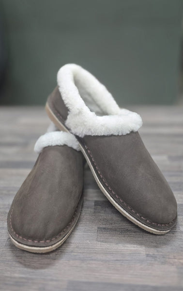 Leather and Sheepskin Slippers