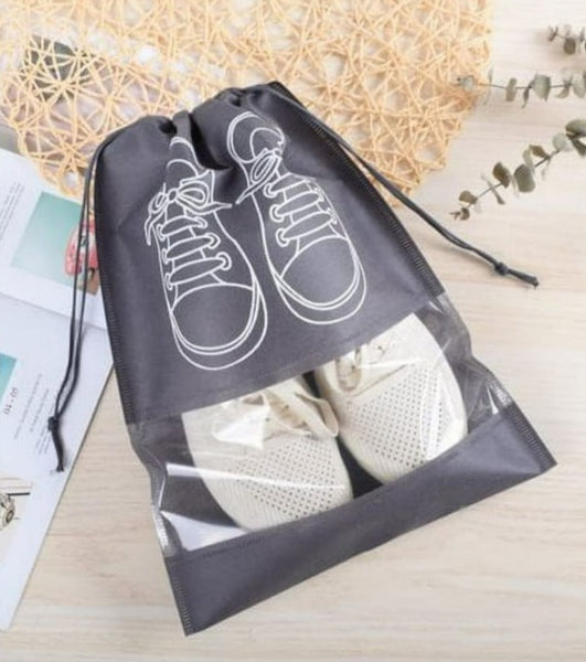 Drawstring Shoe Storage Bag - 5 Piece