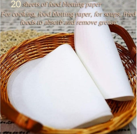 Round Oil Absorbing Paper