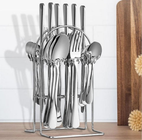 Cutlery Set with Stand