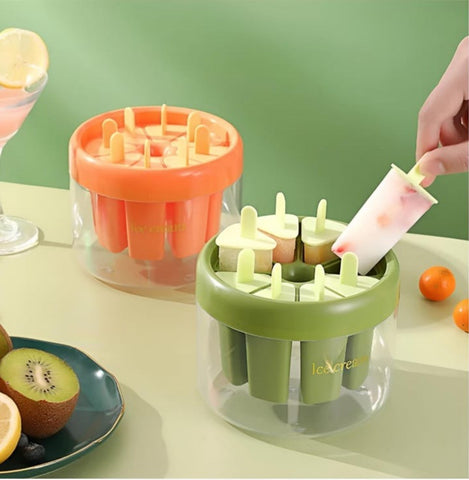 Ice Cream Mold - 8 Compartment