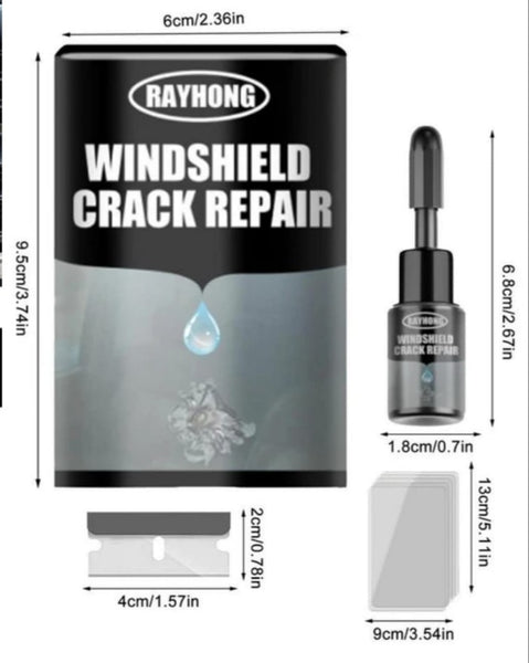 DIY Windshield Crack Repair Kit