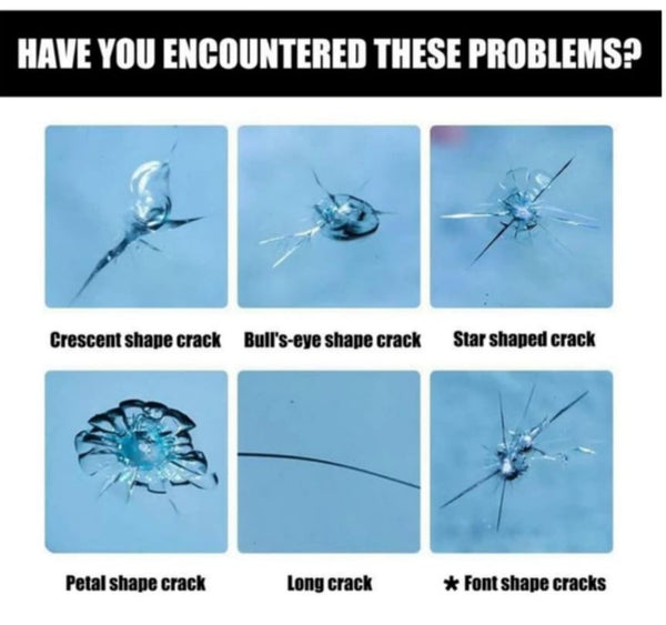 DIY Windshield Crack Repair Kit