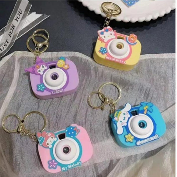 Girls Projection Key Chain