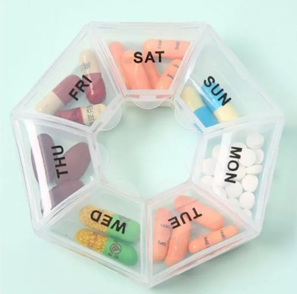 Weekly Pill Storage - Round
