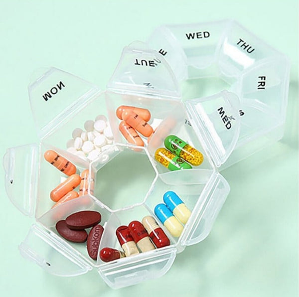 Weekly Pill Storage - Round