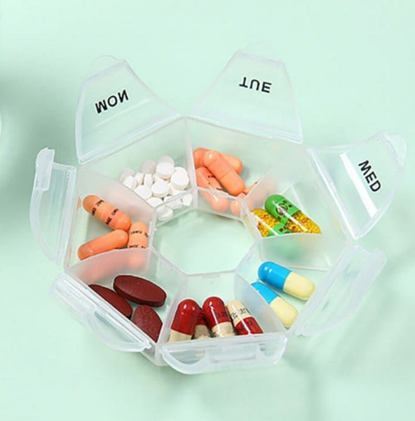 Weekly Pill Storage - Round