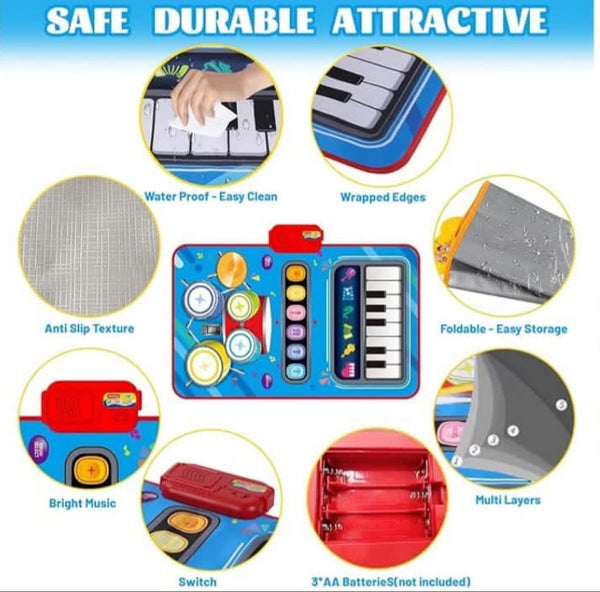 Piano Drum Playmat