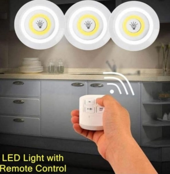 LED Light with remote - Set of 3