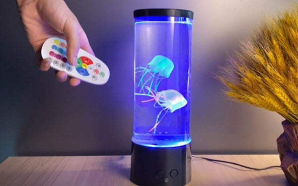 Floating Jelly Fish Lava Lamp