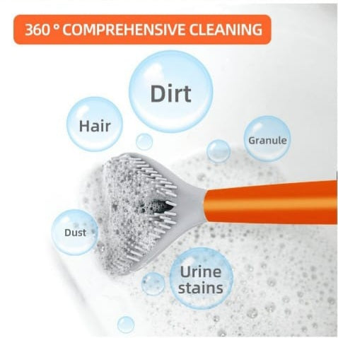 Liquid Dispensing Silicone Toilet Brush