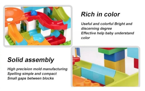 Track Maze Toy Bricks - 56 Piece