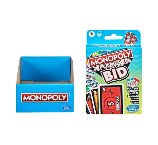 Monopoly Bid Card Game