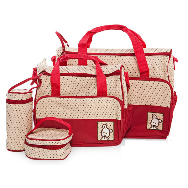 Multifunctional Baby Bag Set - 5 Piece