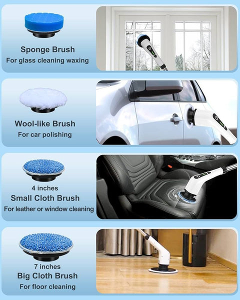 8 in 1 Electric Cleaning Brush - Cordless
