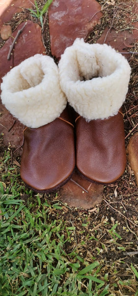 Baby Booties - Genuine Leather