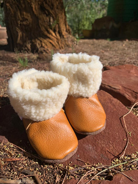 Baby Booties - Genuine Leather