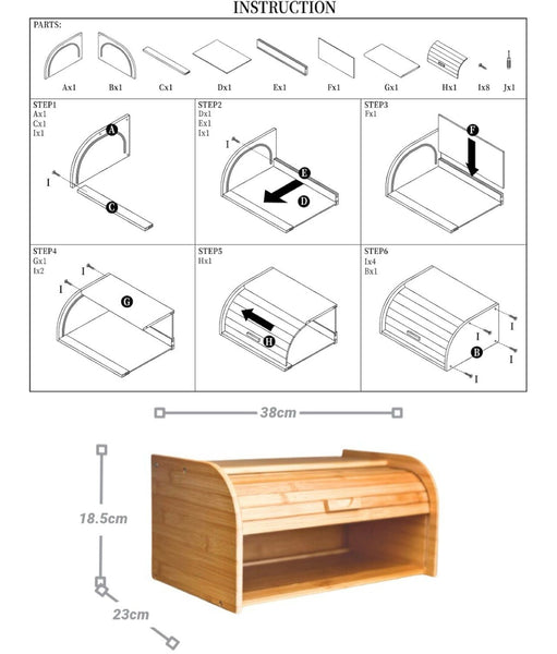 Bamboo Bread Bin