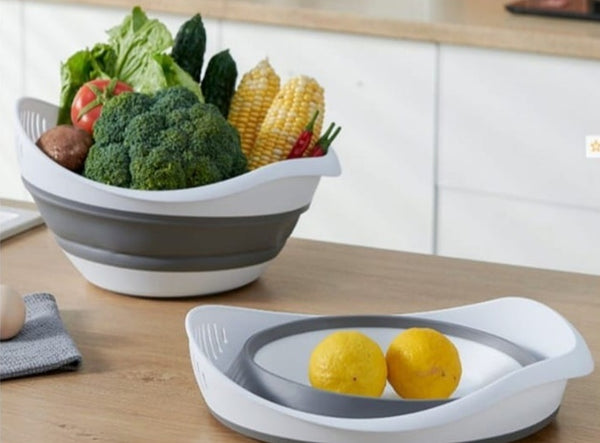 Collapsible Kitchen Strainer Basket
