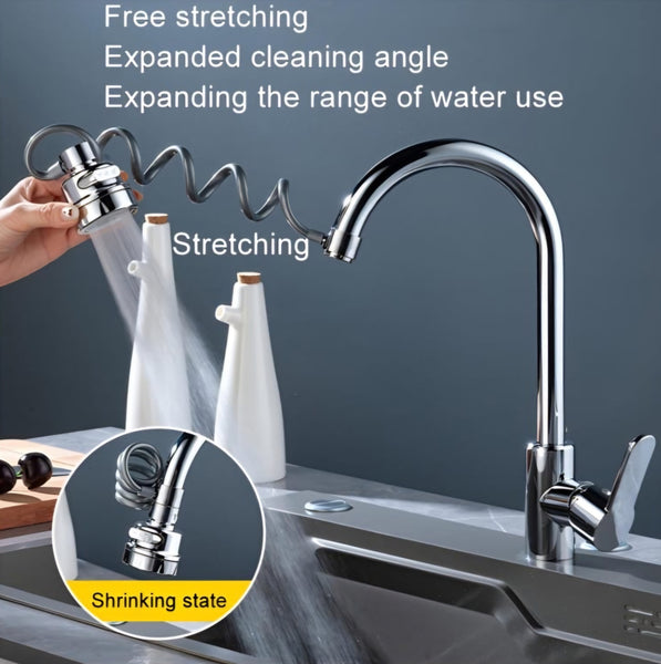 Expanding Faucet