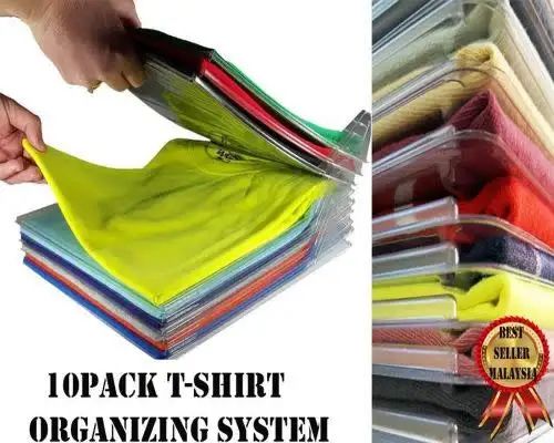 Ezstax 10 Layer Anti Wrinkle Clothes Storage Organizer
