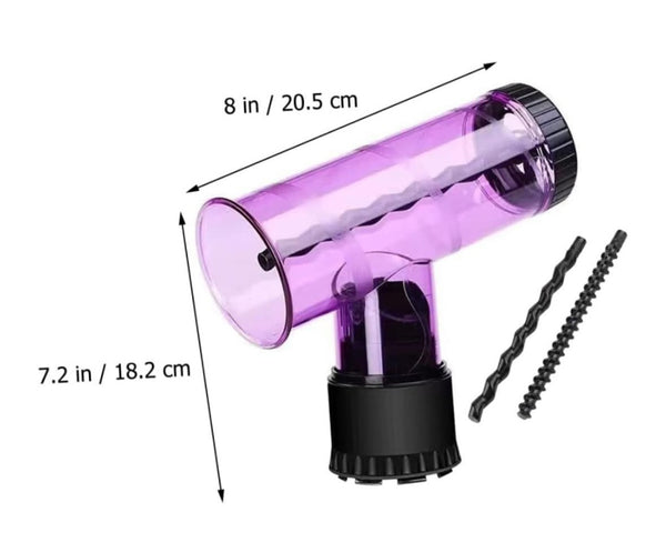 Hairdryer Curler Attachment