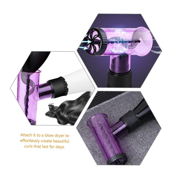 Hairdryer Curler Attachment