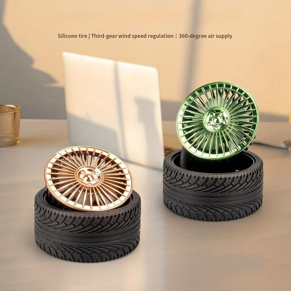 Retro Analogue Tire Fan