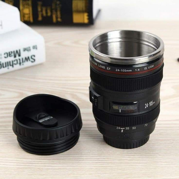 Camera Lens-Shaped Coffee Mug