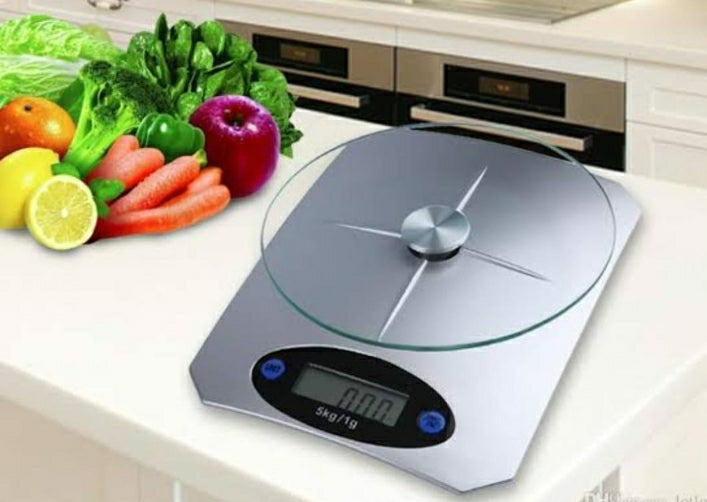 Platform Scale Kitchen Digital Kitchen Glass Platform Scale - 5kg – Elevation